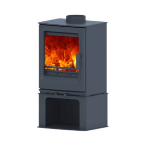 Woodford Carrington 5 Ecodesign 5KW Multifuel Stove with Log Store